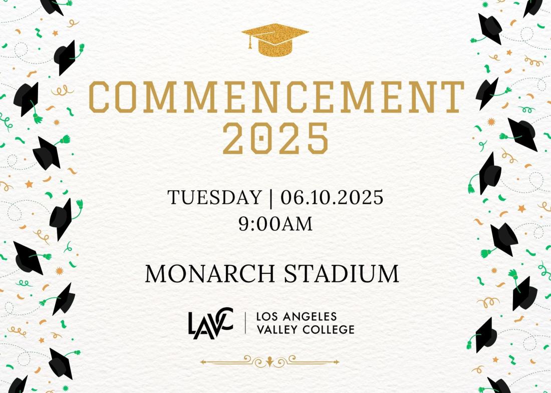 Commencement 2025 on Tuesday, June 10 at 9 a.m. at Monarch Stadium