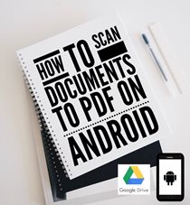Scan PDFS on Android Illustration