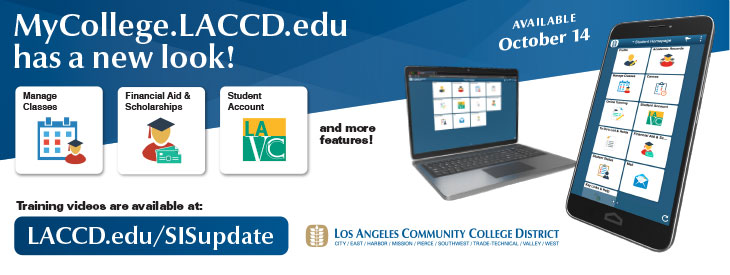 My College LACCD New Look Banner