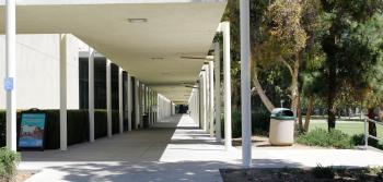 Hallway of Los Angeles Valley College