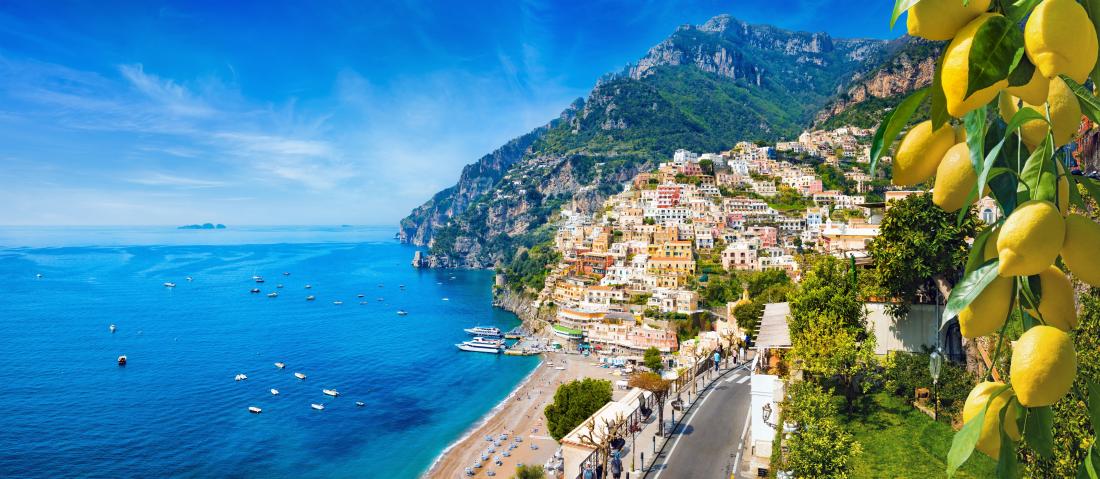 View of Positano, Italy