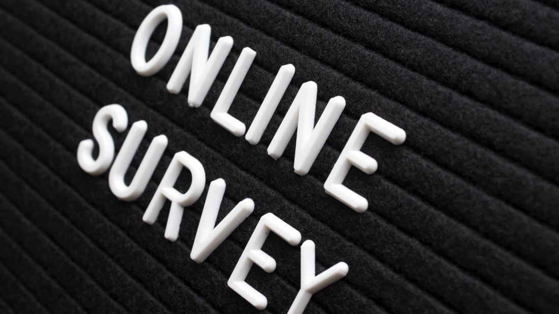 Online survey sign