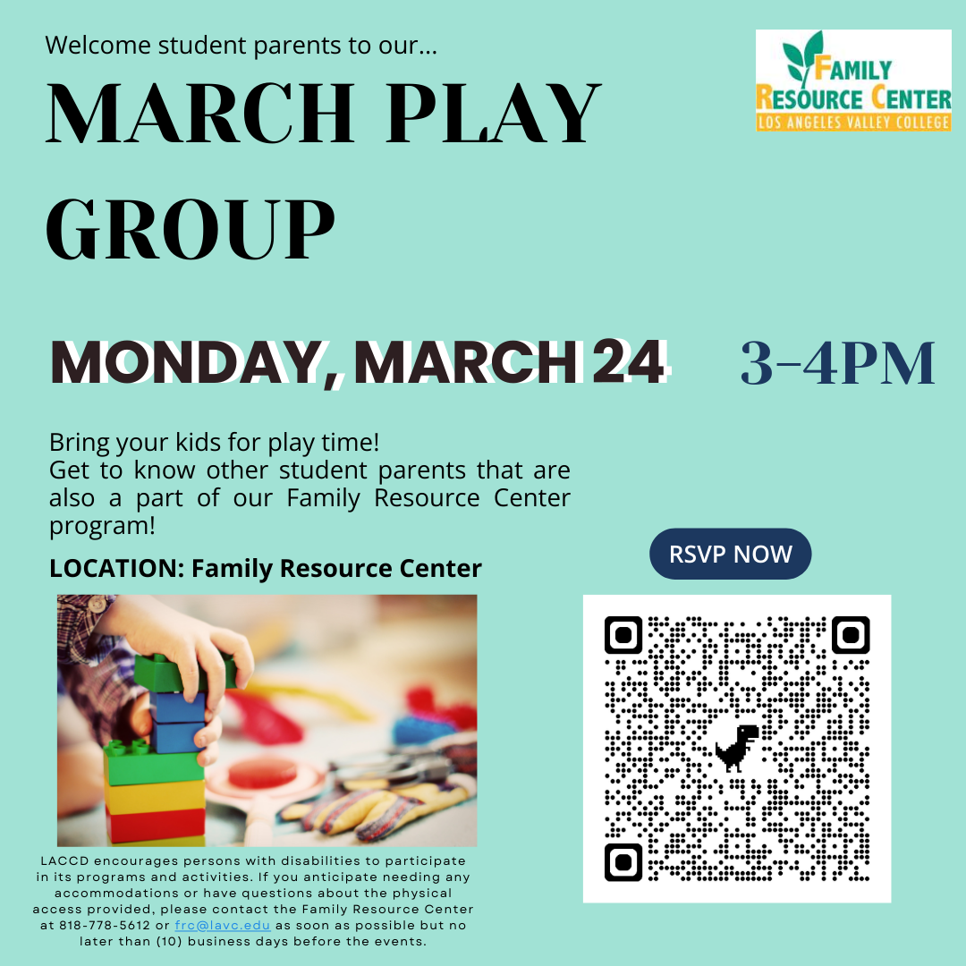 March 24 playgroup flyer